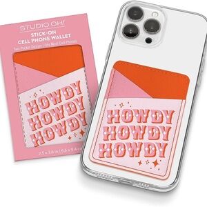 Studio Vibrant Pink and Orange Phone Wallet